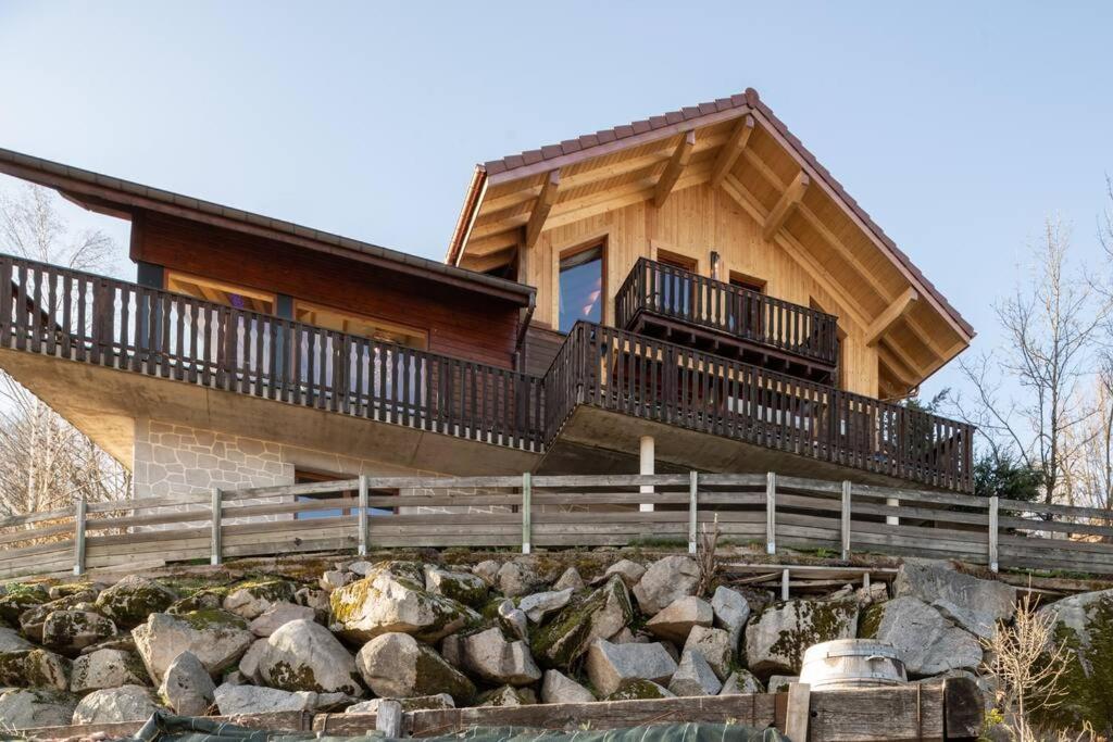 Luxueux Chalet Avec Vue Sur Les Pistes Et Le Hohneck Le Tholy Exterior photo